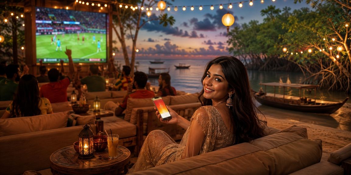 সুন্দরবনের কাছে মোবাইল পেমেন্ট সৈকত